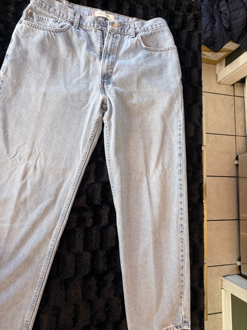 Levi's Light Blue Relaxed Fit 550 Jeans W38 L32